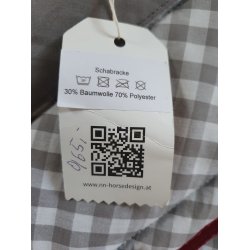 Limited Edition dressur sett - N&N horse design - four champs (rd / hvit / gr)