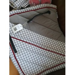 Limited Edition dressur sett - N&N horse design - four champs (rd / hvit / gr)